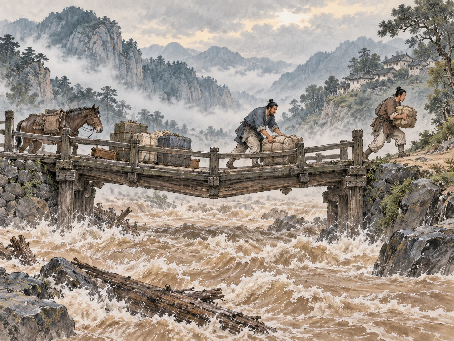 Lake above Wood: A burden beyond the ordinary