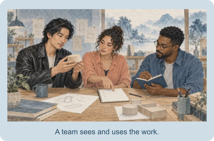 A project seen by the whole team