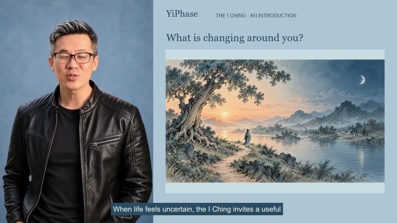 Jackie Yuen with the teaching visuals for Read change, choose your next step